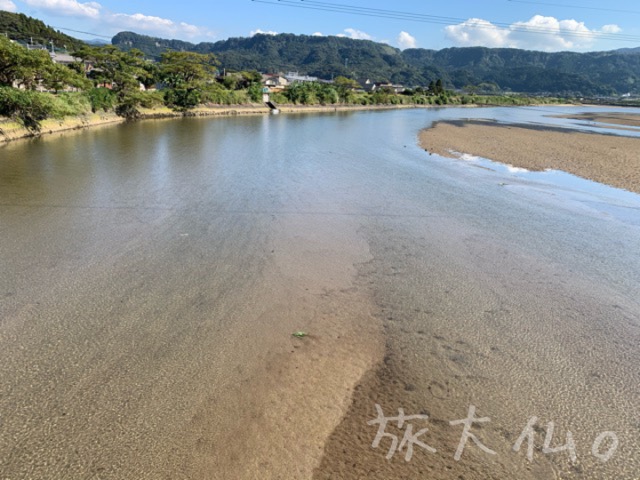 雄川河口付近