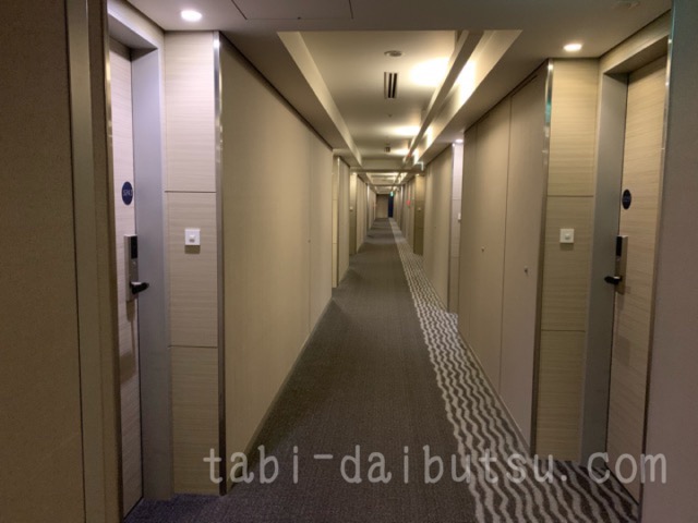 羽田エクセルホテル東急の廊下