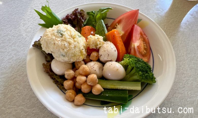 レストランブラジルのサラダ